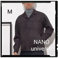 NANO universe【美品】フェイクスウェードブルゾン