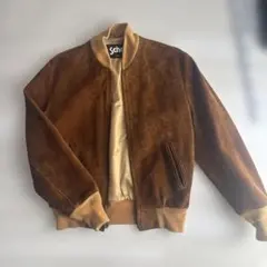 Schott スエードジャケット ブラウン USA製　ヴィンテージ