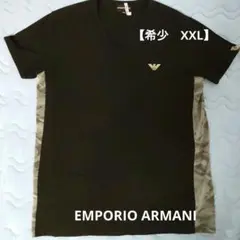 希少　XXL】EMPORIO ARMANI 半袖Tシャツ　ブラック 正規　日本製
