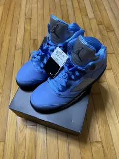 NIKE エアジョーダン5 レトロ ユニバーシティブルー 30cm