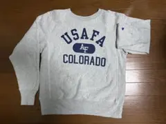 CHAMPION 青タグ リバースウィーブ グレー チャンピオン USAFA