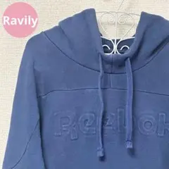 【訳あり】Reebok リーボック フード付きパーカー スウェット ネイビー