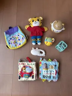 ベビー　おもちゃ　セット　絵本　しまじろう　リュック　コンビ　ガラガラのサムネイル