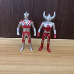 HGシリーズ ウルトラマンソフビ道 其ノ四のウルトラマンAと其ノ五のウルトラの父