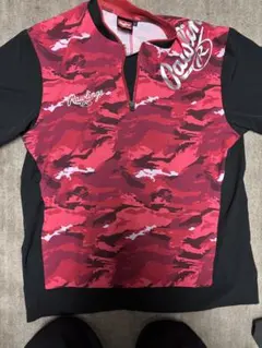Rawlings カモフラージュ ハーフジップウェア