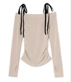 M me eme Bust tuck feminine knit tops - メルカリ
