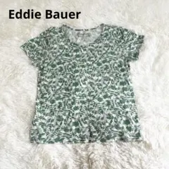 エディーバウアー　Eddie Bauer ボタニカル柄　緑花柄 Tシャツ PMのサムネイル