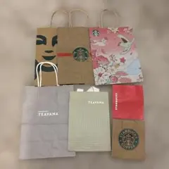 Starbucks ショップ袋 ７枚セット
