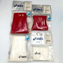 asics アシックス リストバンド フリーサイズ 4点セット 日本製
