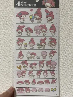（正規品）マイメロディ 4サイズステッカー シール