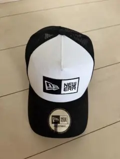 NEW ERA メッシュキャップ ブラック ホワイト