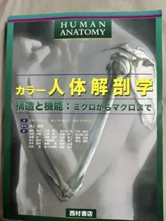 カラー人体解剖学 構造と機能 西村書店
