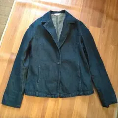 デニムジャケット★Lサイズ 紺ネイビー Gジャン