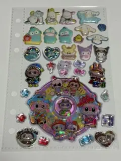 シール おすそわけ ④ おはじき ハンギョドン シナモ
