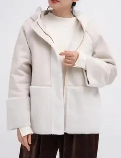 ※訳あり　新品　medoc original フェイクムートンブルゾン