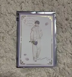 にじさんじ まねきねこ Spring Bloom 剣持刀也 箔押しポストカード