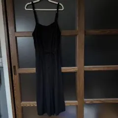 ブラック サロペット オールインワン