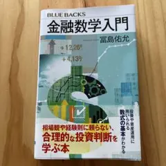 金融数学入門 冨島佑允 講談社ブルーバックス