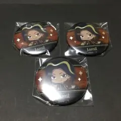 ツイステ　ジャミル　ハピクロ缶バッジ　３個セット