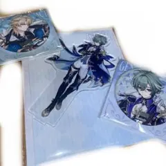 原神 アクリルスタンド 缶バッジ セット ローエン ファルカ