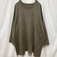 ティティベイト 【F】オーバーサイズ ニット チュニック ゆったり 体型カバー