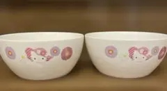ハローキティ　ボウル　陶器2個セット