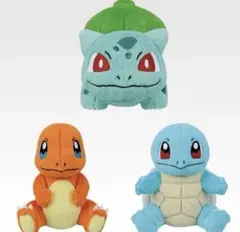 ポケモン 一番くじ C賞 カントー地方 旅立ちの3匹 ぬいぐるみ