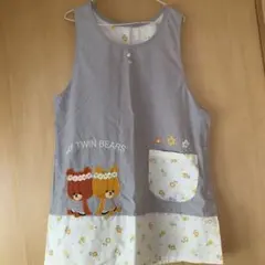 保育士エプロン　ルルロロ