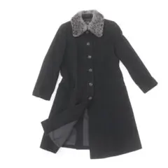 【美品】Ville dazur カシミヤ ロングコート ヌートリアファー XL