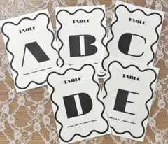 テーブルナンバー　結婚式　ウェディング　ブライダル　　T-8