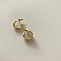 両耳 3.5×21mm ゴールド 18k フープピアス クロム BWL - メルカリ