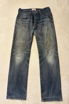 Levi’s 501 W32 ボタンフライ デニム ジーンズダメージ古着 メンズ