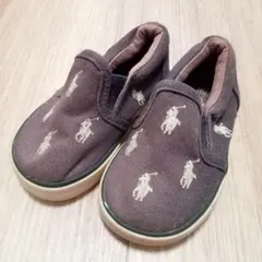 Ralph Lauren ダークグレー スリッポン10cm