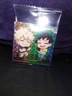 僕のヒーローアカデミア シールウエハース5弾 爆豪勝己 緑谷出久 PUR