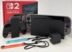 Nintendo Switch2本体クリア&保護ケースセット【動作確認済・美品】
