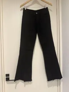 GRLフレアパンツ Lサイズ　黒