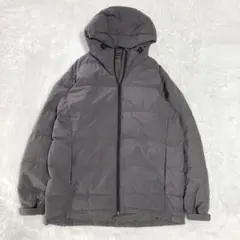 プレミアムライトダウン　ダウンジャケット　グレー　3L 大きいサイズ　メンズ