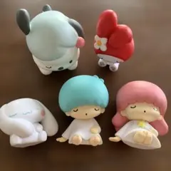 キャラクター フィギュア　ポッチャリコ　キキララ　マイメロ　シナモン