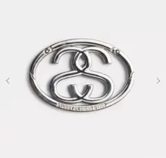 Stussy SS LINK カラビナ シルバー - メルカリ