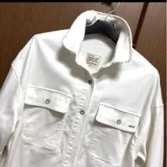 【未使用】K.Tkiyoko takase ジョグ風 ホワイトデニムジャケット