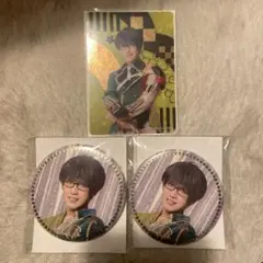 ミュージカル刀剣乱舞 目出度歌誉花舞 十周年祝賀祭 缶バッジ カード 篭手切江