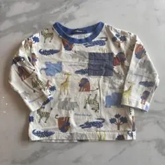 moujonjon 動物柄 Tシャツ 90cm