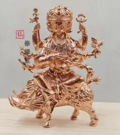 【修縁堂】摩利支天 菩薩様 青銅着色 密教法具 修縁堂】摩利支天 菩薩様 青銅着色 密教法具 - メルカリ