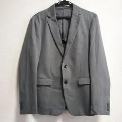 ビームスグレー テーラードジャケットM綿2つボタン