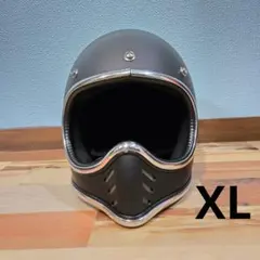 MTXタイプ ヘルメット XL マットブラック ビートル レトロ ミニシェル