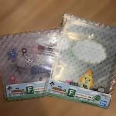 一番くじ　どうぶつの森　おかえり！ハッピーメモリーズ！F賞ジッパーバック2種のサムネイル