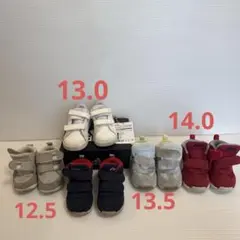 【中古】asics 子供用 12.5cm 13cm 13.5cm 14cmまとめ
