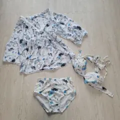 【値下げしました】レディース水着・ビキニ3点セット　体型カバー