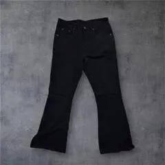 ダブルウエストワックスフレアデニム swag Rick Owen'sコーティング