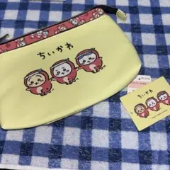 【新品未使用タグ付き】ちいかわ☆Wファスナーポーチ たこイカ しまむら